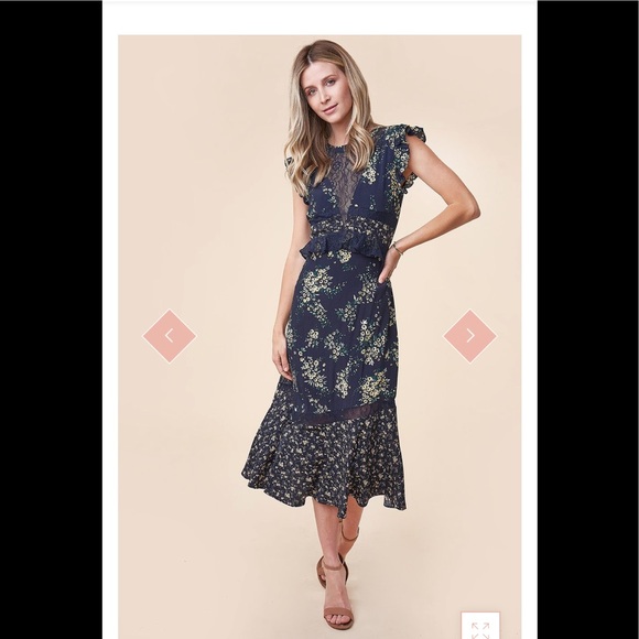 Sugarlips Dresses & Skirts - Floral midi dress Sugarlips Dresses & Skirts - Floral midi dress